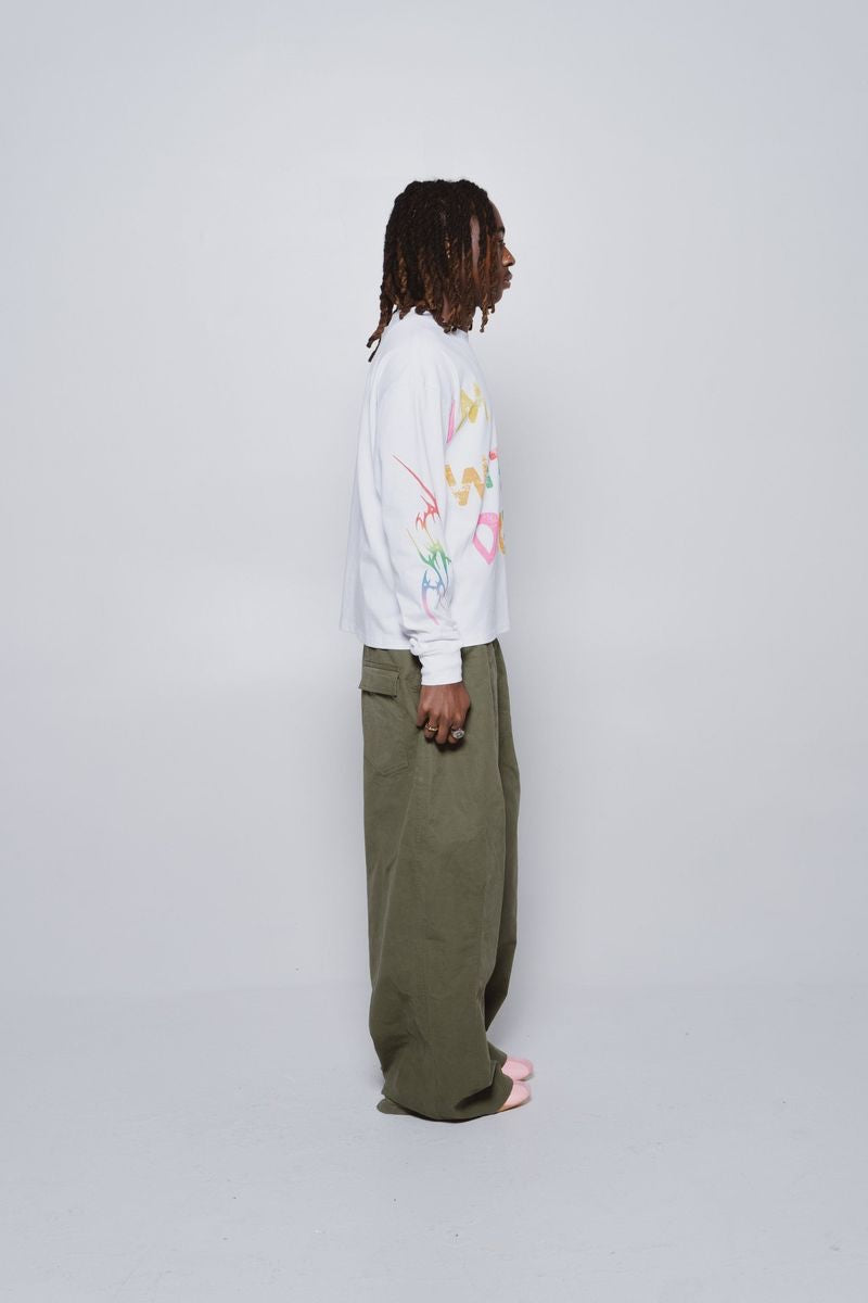 Cool Without Drugs White Long Sleeve