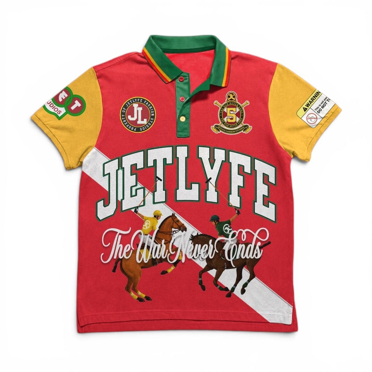 Jetlyfe WAR NEVER ENDS POLO