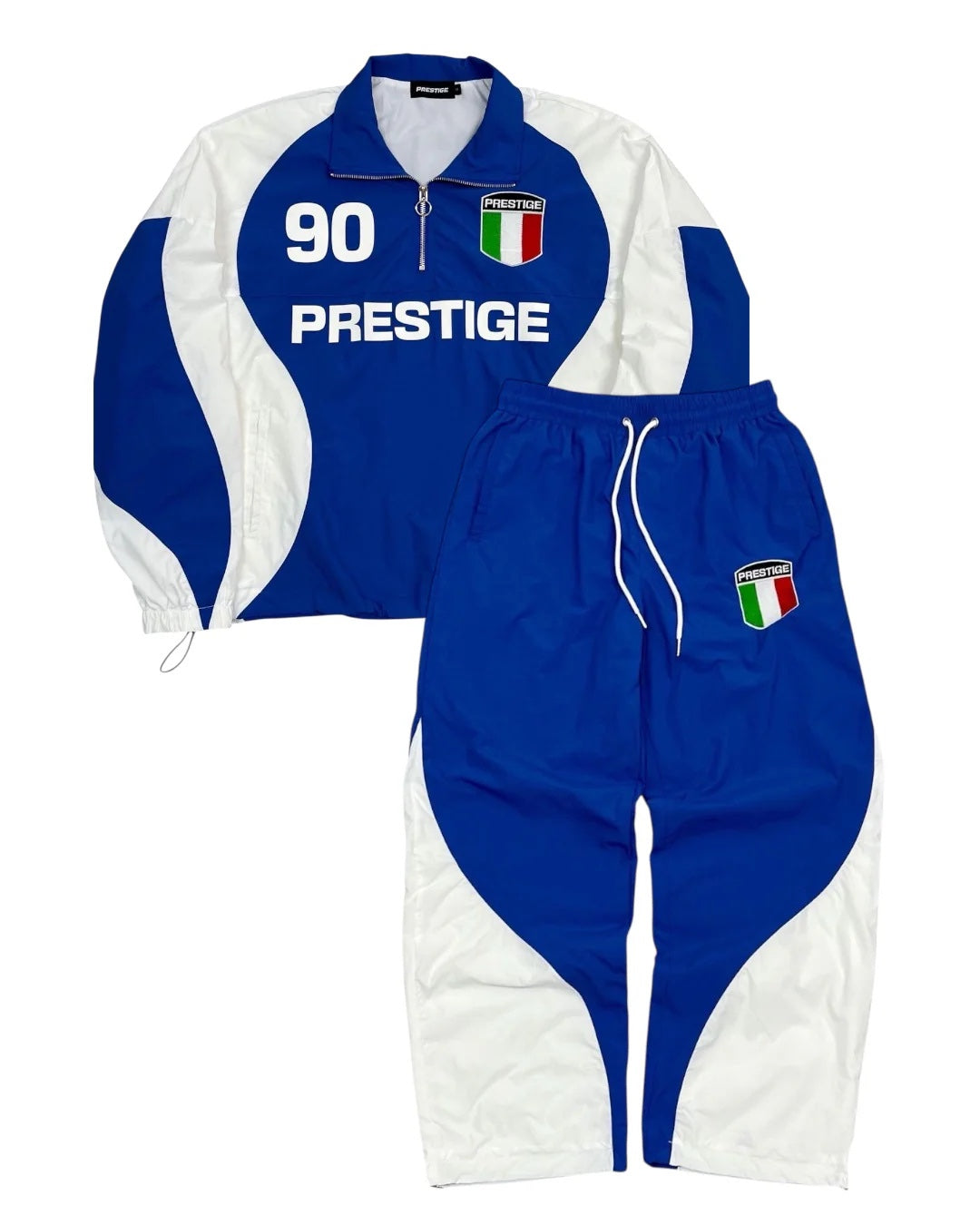 Italia Nylon Top {Blue}