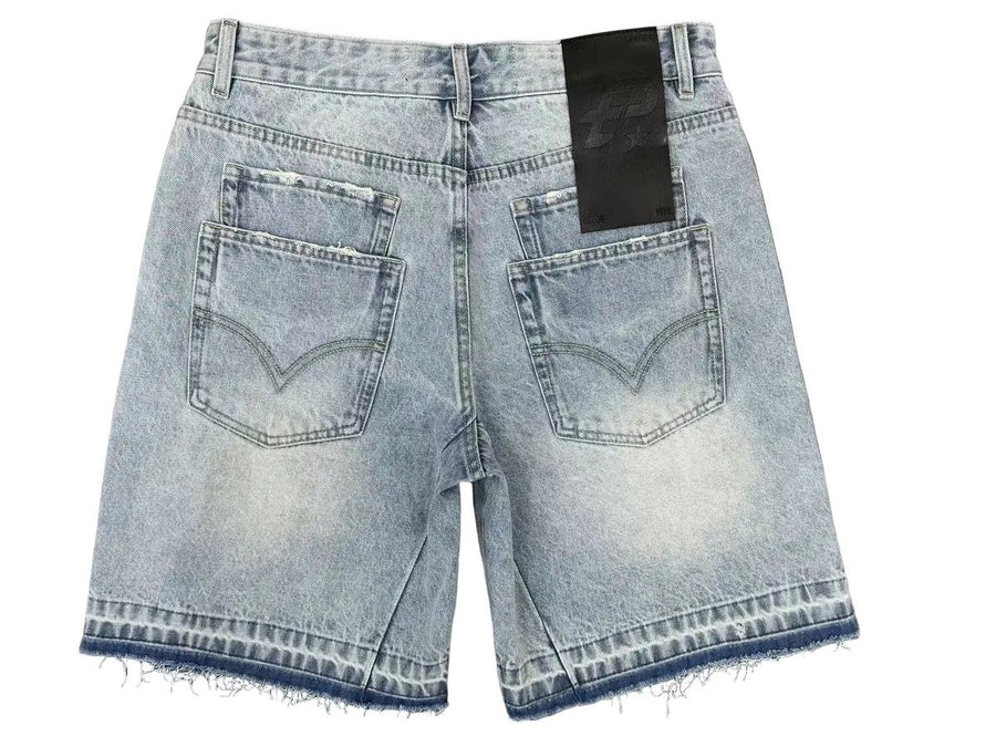 Politics Shorts - Light Blue Wash