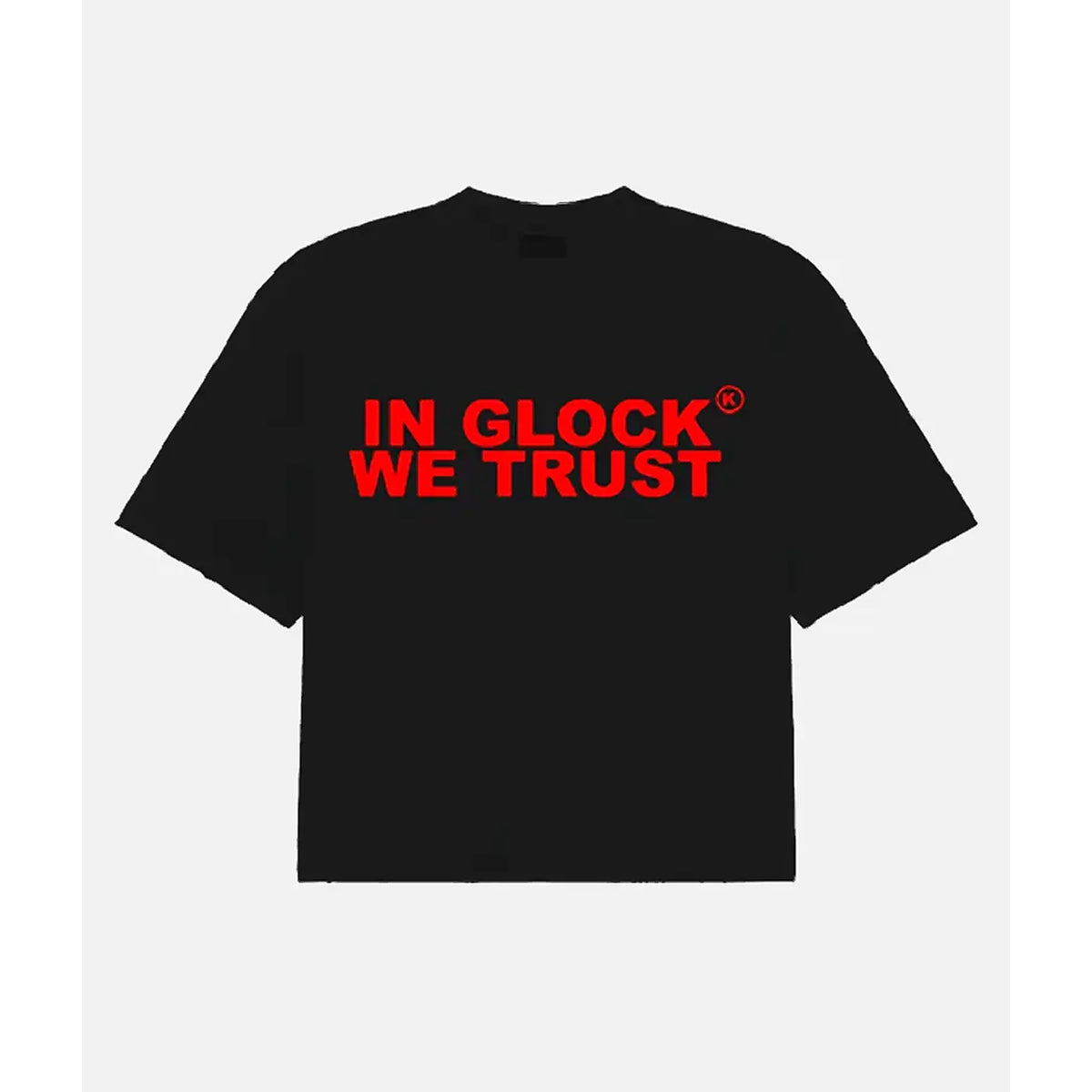 In Glock We Trust Oversized T-Shirt Black/Red