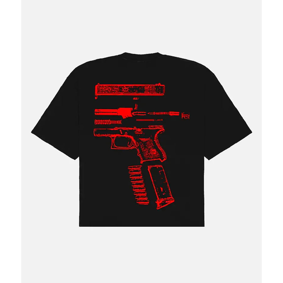In Glock We Trust Oversized T-Shirt Black/Red
